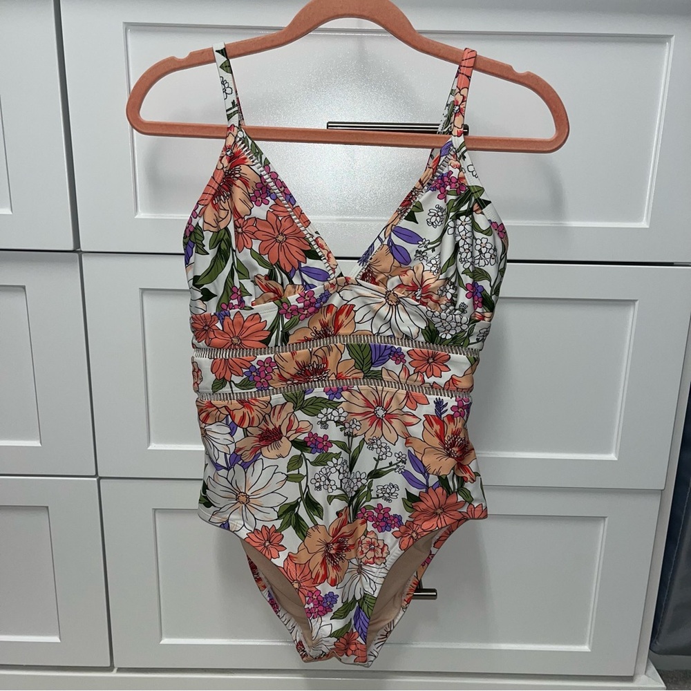 Floral One-Piece Swimsuit by Kona Sol size S